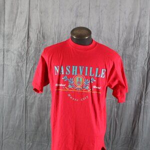 Vintage Graphic T-shirt - Nashvile Opryland Hotel Puffer Graphic - Men's XL